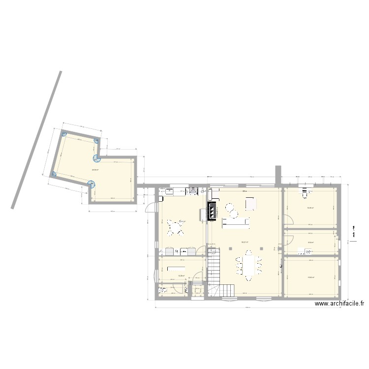 V10 cuisine esc inversés. Plan de 0 pièce et 0 m2