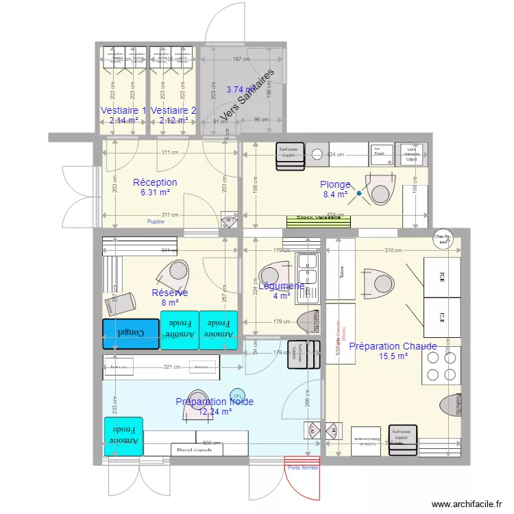 Mazerolles 003. Plan de 