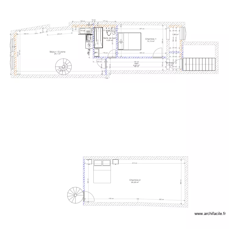 Duplex SOLIHA. Plan de Duplex SOLIHA. Plan de