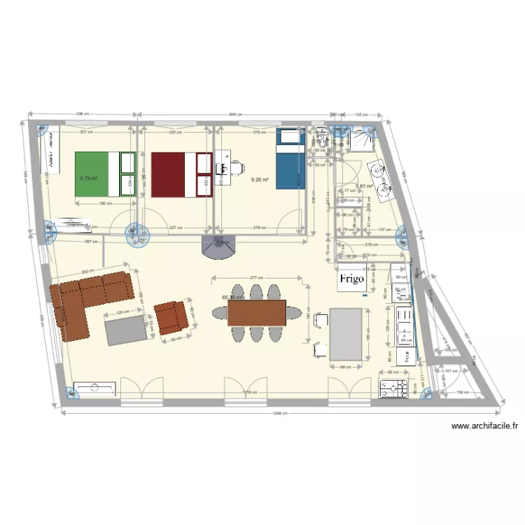 melenie paul. Plan de 