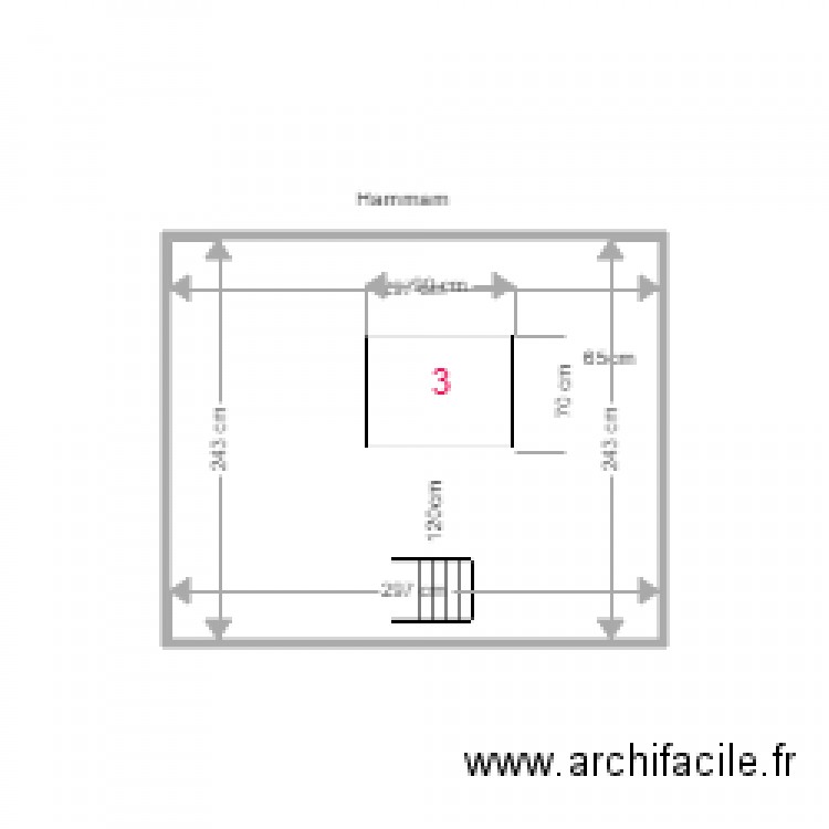 FENTRE HAMMAM. Plan de 0 pièce et 0 m2