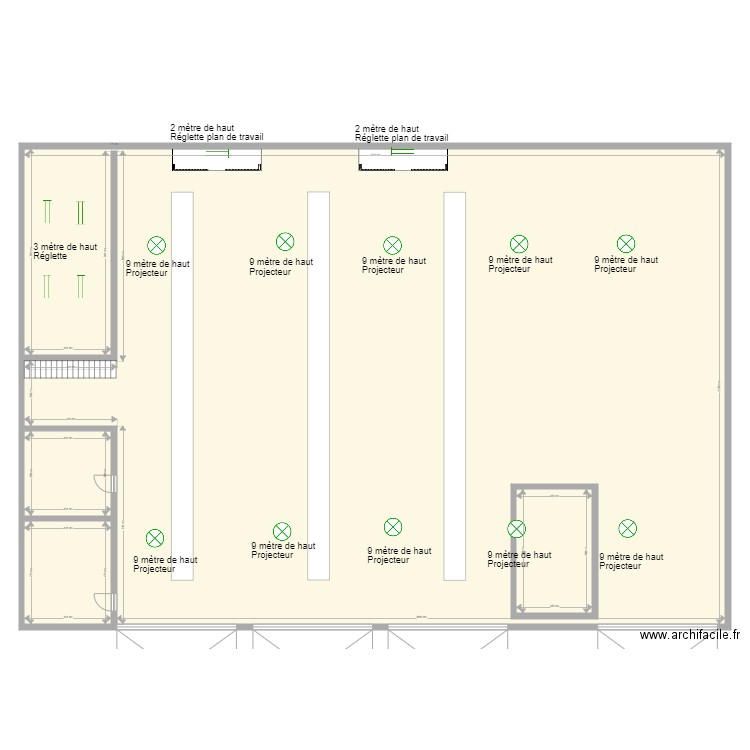 garage. Plan de 0 pièce et 0 m2