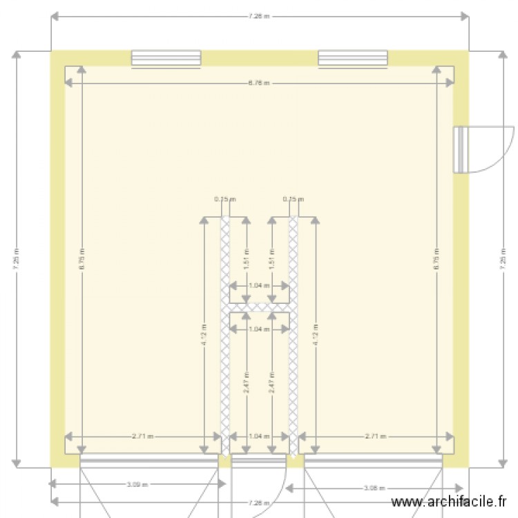 GARLOP1VID. Plan de 0 pièce et 0 m2