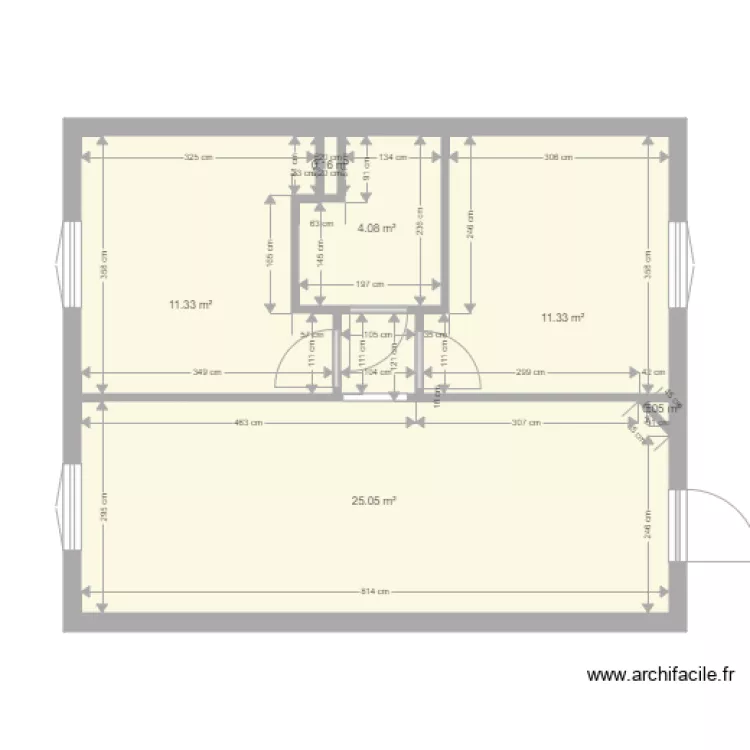 appart RDC 01. Plan de 