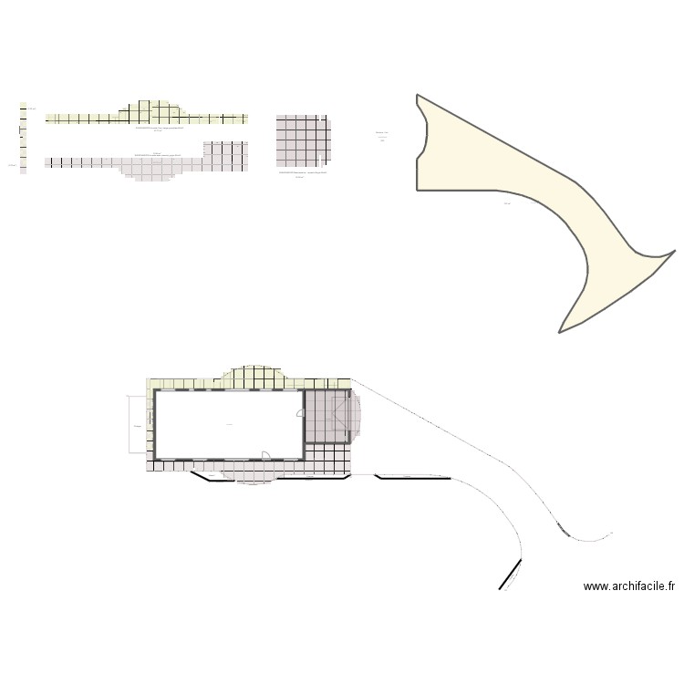 2022 03 21 HAUTEVILLE Surfaces 1. Plan de 3 pièces et 390 m2