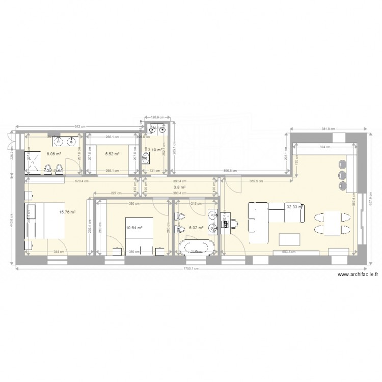 fabio arredi. Plan de 0 pièce et 0 m2