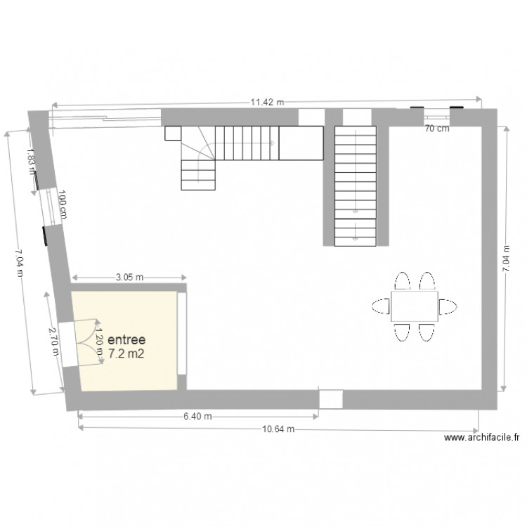 plan grange chouvel  V7. Plan de 0 pièce et 0 m2