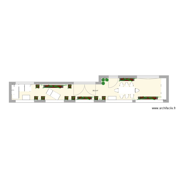 Terasse Maman Nono. Plan de 0 pièce et 0 m2