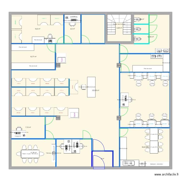 LOCAL TLS. Plan de 0 pièce et 0 m2