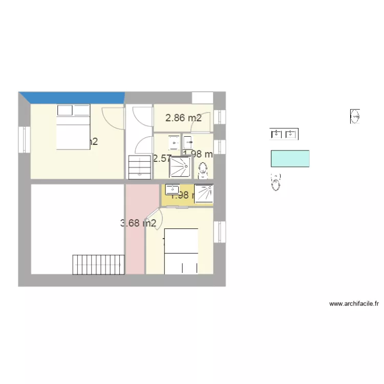 grange V9 modifi&eacute;. Plan de 