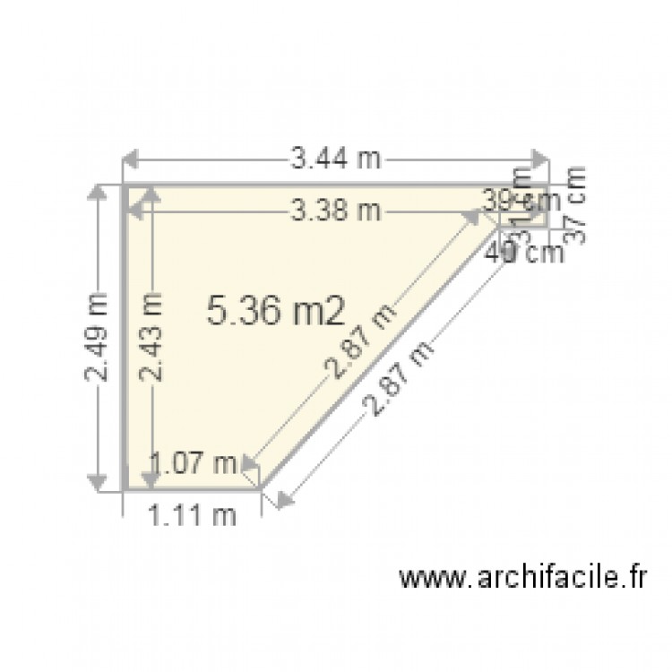 Garderobe sur mesure Martin Cotnoir. Plan de 0 pièce et 0 m2