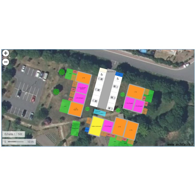 Challans - Impasse des Pourpiers. Plan de 11 pièces et 719 m2