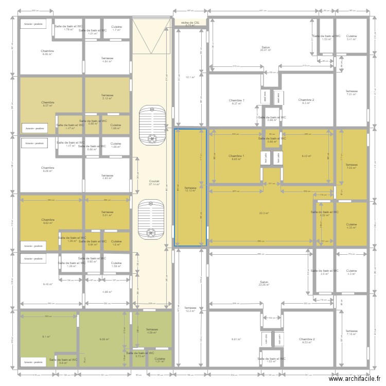 projet plan abengourou par lot de 400m2. Plan de 0 pièce et 0 m2