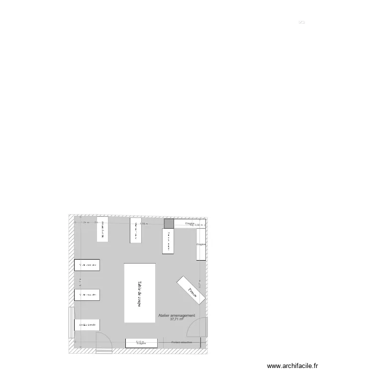 Atelier am&eacute;nagement. Plan de 