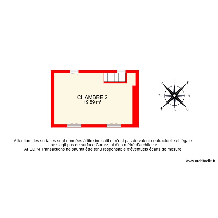 BI 7404 ETAGE 2. Plan de 0 pièce et 0 m2