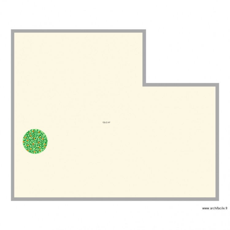 jardin. Plan de 0 pièce et 0 m2