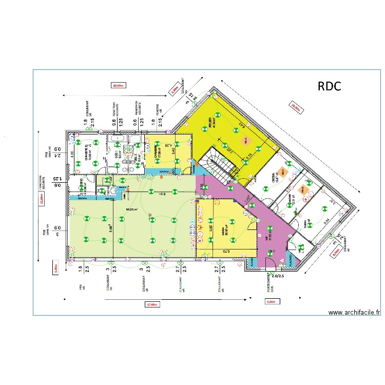 MICIELI RDC. Plan de 0 pièce et 0 m2