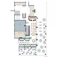 Brasserie Plan plafond