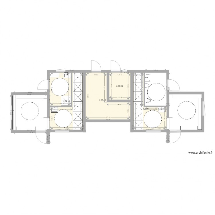 Vestiaires sanitaires terrainbrouillon 05 06 16 EF1. Plan de 0 pièce et 0 m2
