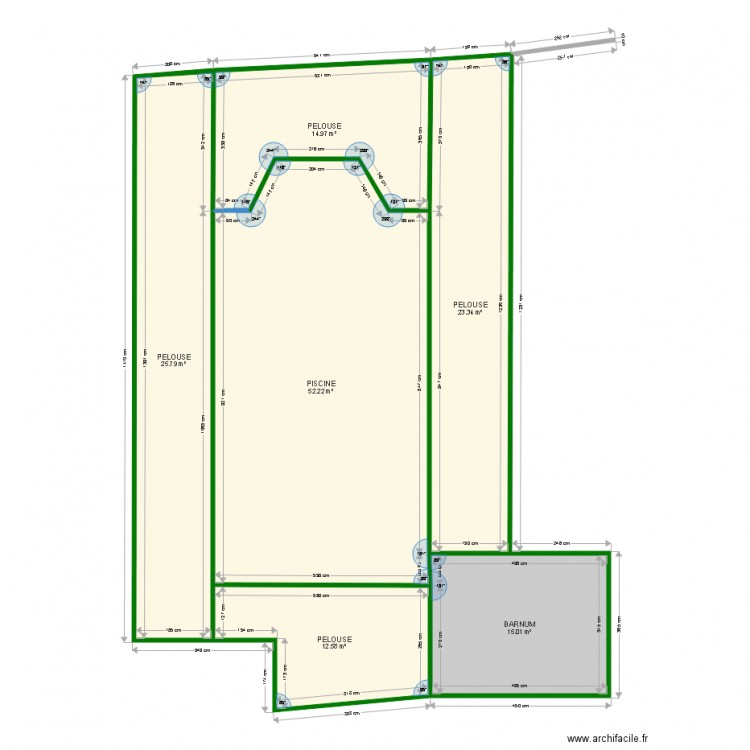 PELOUSE PISCINE. Plan de 0 pièce et 0 m2