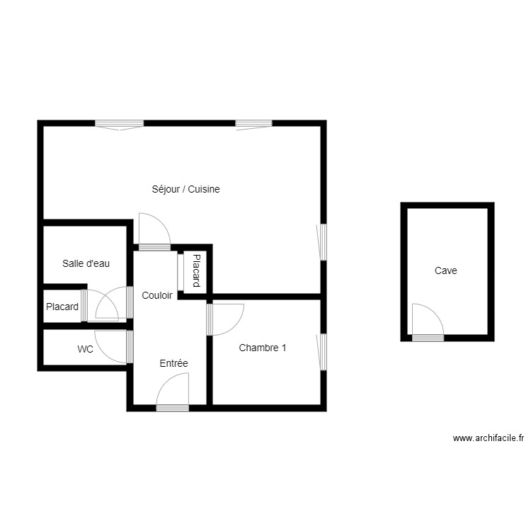 SALMON appart vitre. Plan de 0 pièce et 0 m2