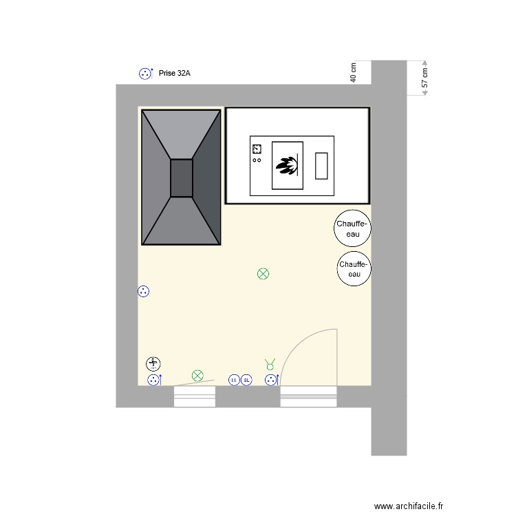 Guimaec Chaufferie Electricite. Plan de 0 pièce et 0 m2