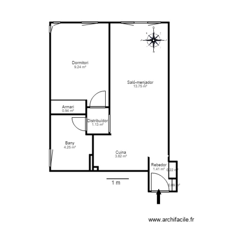 ed lux betania bloc a sotan 1 porta 2 encamp. Plan de 0 pièce et 0 m2