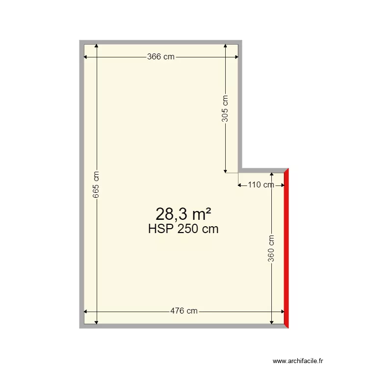 FAVE G&eacute;rard Salon. Plan de 