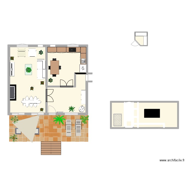 bgbg3. Plan de 17 pièces et 79 m2