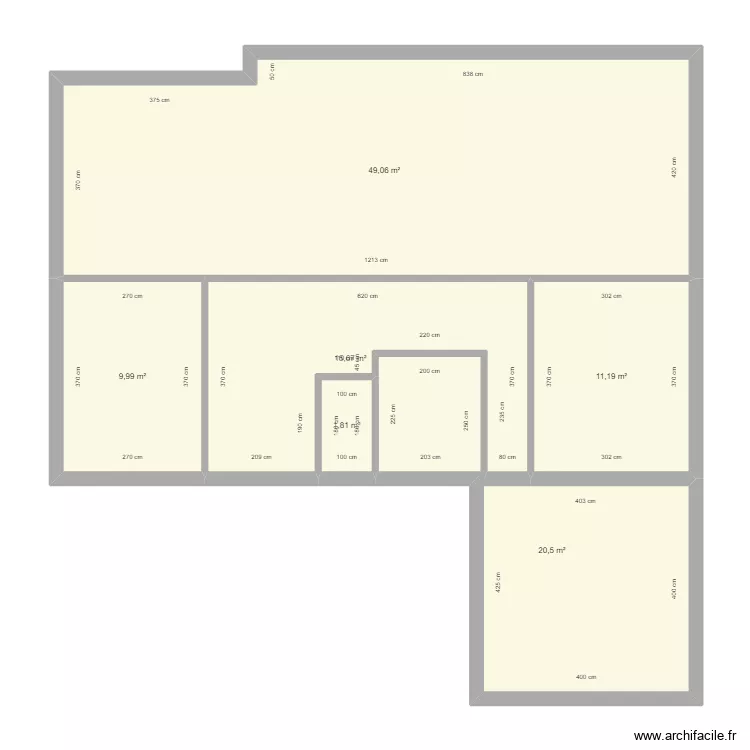 Maure étage. Plan de Maure étage. Plan de