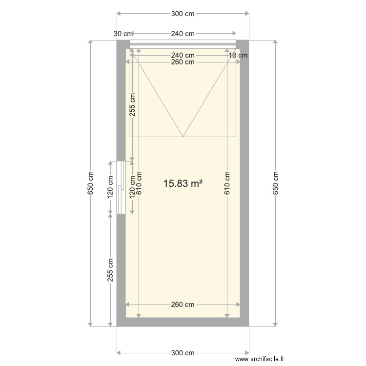 plan garage détaillé. Plan de 0 pièce et 0 m2