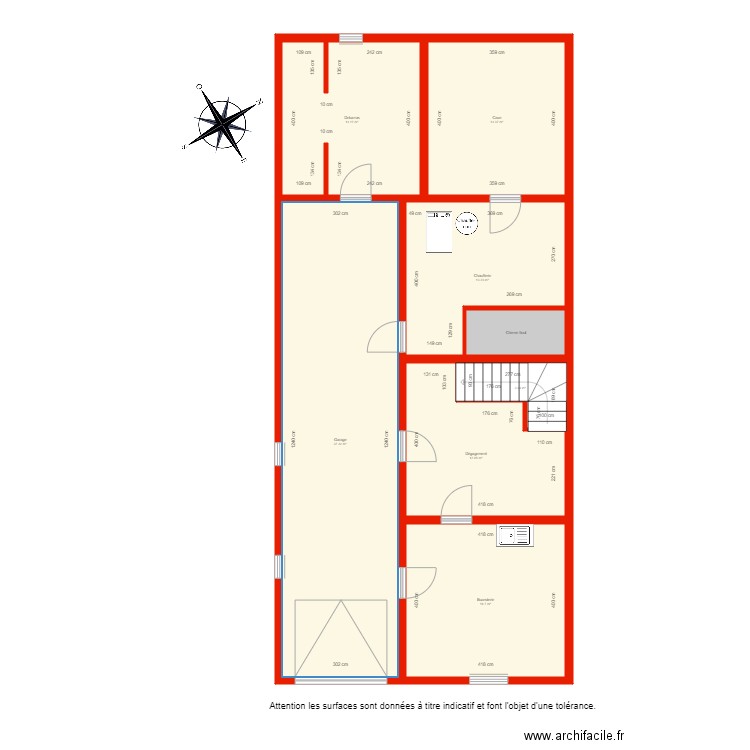 BI 5295 SOUS SOL côté. Plan de 0 pièce et 0 m2