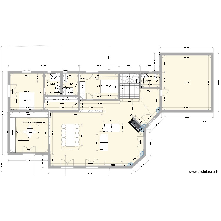 PSenlis Ok  V.0.1. Plan de 9 pièces et 182 m2