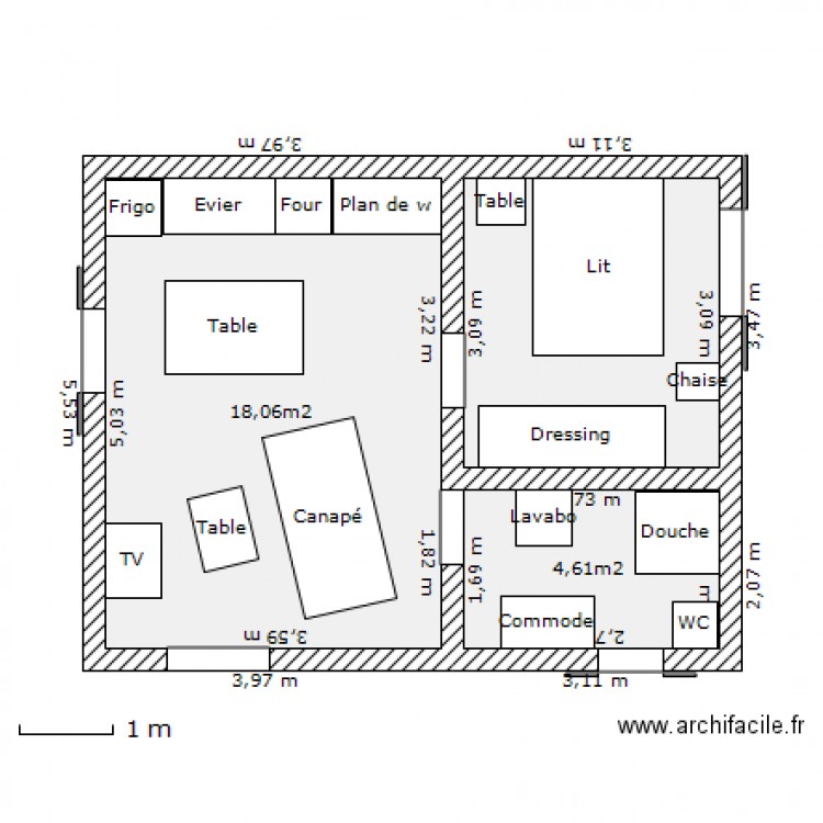 Nana 8 juillet. Plan de 0 pièce et 0 m2