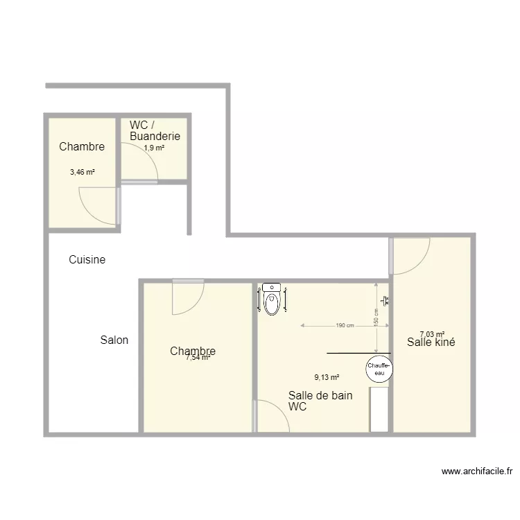 Samut SDB projet. Plan de 