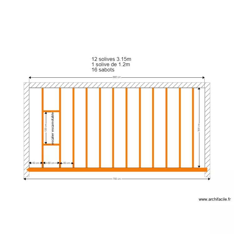 poutre mezzanine. Plan de poutre mezzanine. Plan de