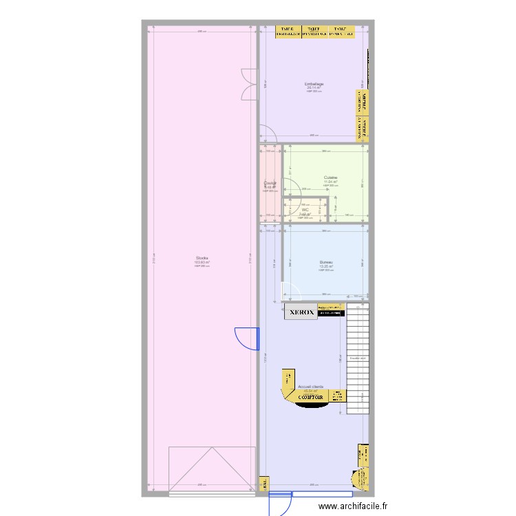 MBE3195 FONTAINEBLEAU 23092021. Plan de 7 pièces et 206 m2