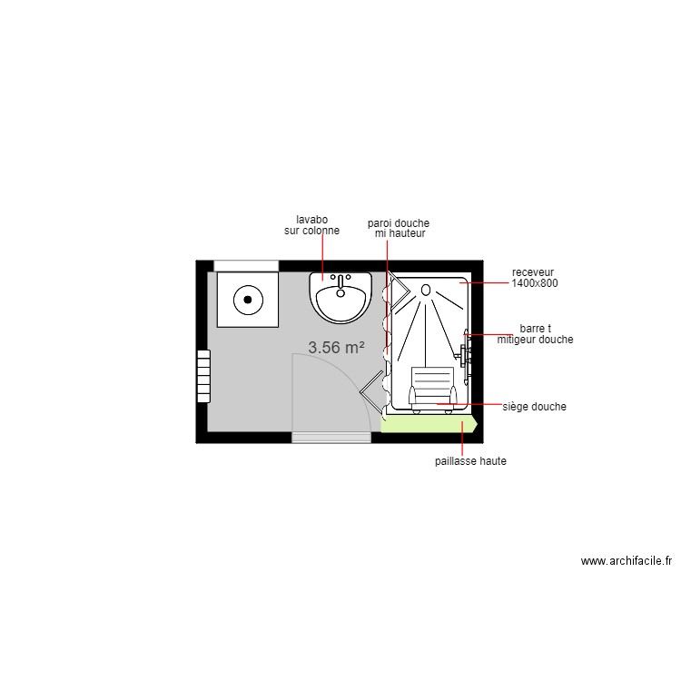 ZIANI ALPHONSE. Plan de 0 pièce et 0 m2