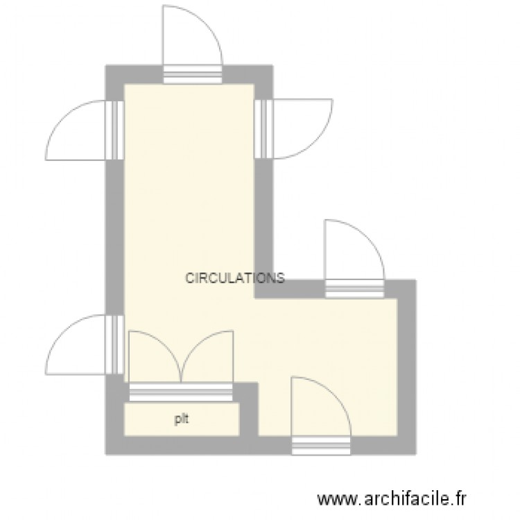 THIBAUD 13 CYP FOND COUR COMMUN. Plan de 0 pièce et 0 m2