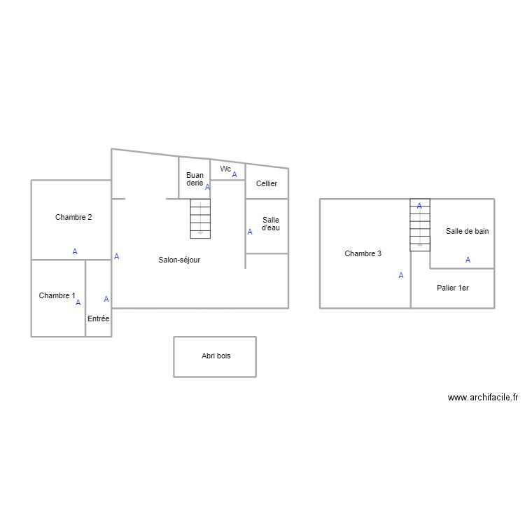 CLOHARS FOUESNANT LE HENAFF. Plan de 9 pièces et 64 m2