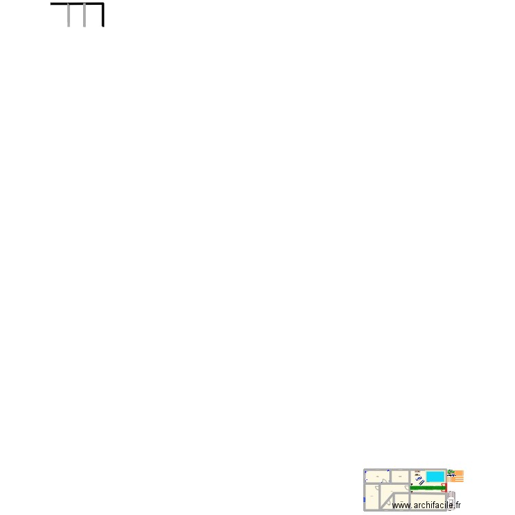 ssz. Plan de 8 pièces et 194 m2