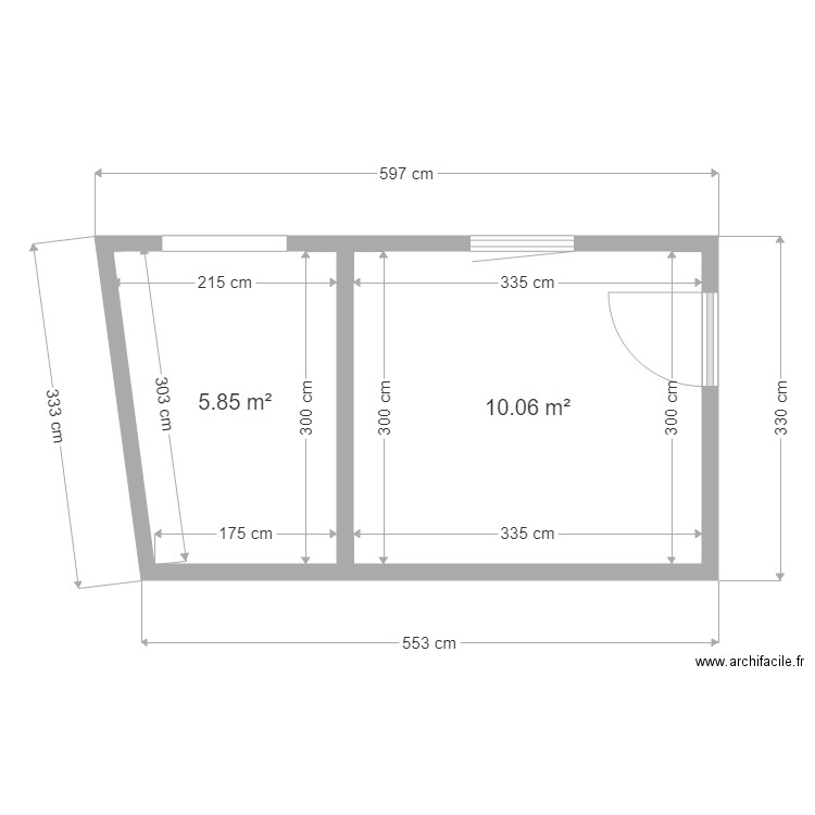 Abri de jardin angle. Plan de 0 pièce et 0 m2