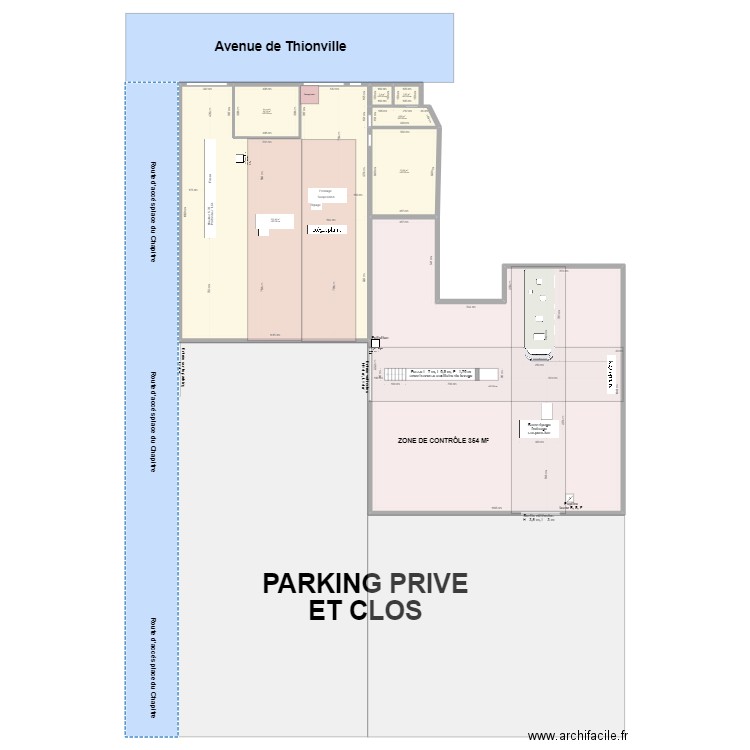 CCT VL WOIPPY Ave Thionville 2023. Plan de 7 pièces et 670 m2