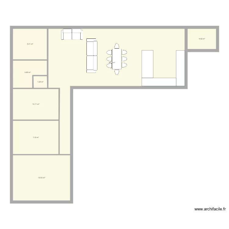 Maison Chavannes L. Plan de 