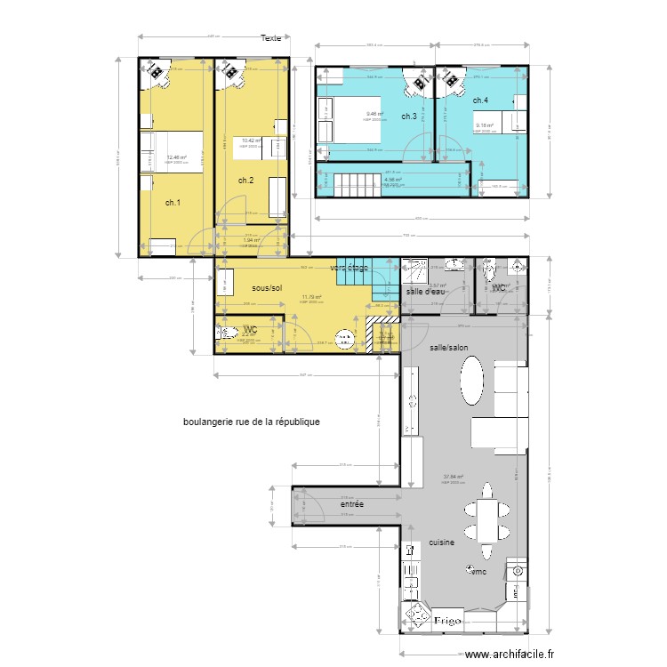  la république . Plan de 0 pièce et 0 m2