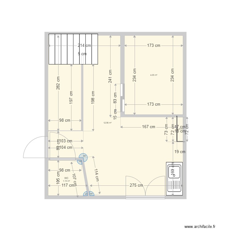 Salle de Bains Laurence et Dom projet vide  260920. Plan de 0 pièce et 0 m2
