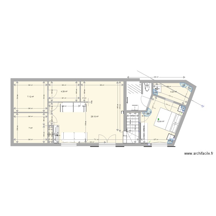 lacanau original agrandi 16 07 2018  cuisine vide. Plan de 0 pièce et 0 m2