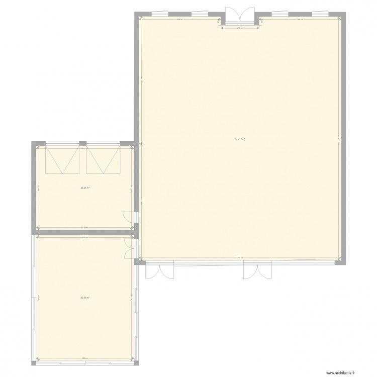 maison elodie et marcel. Plan de 3 pièces et 354 m2