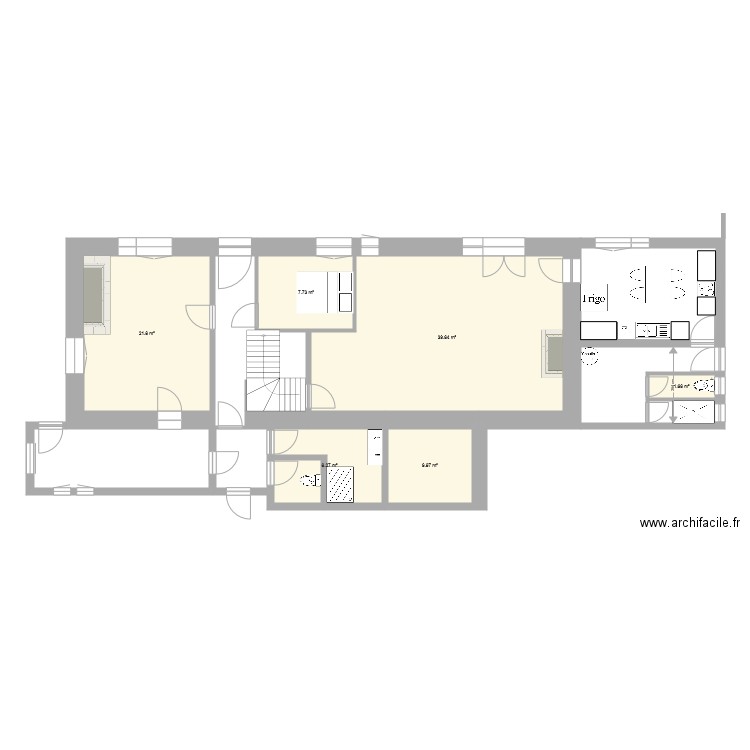 Etchank RdCprojet1. Plan de 0 pièce et 0 m2