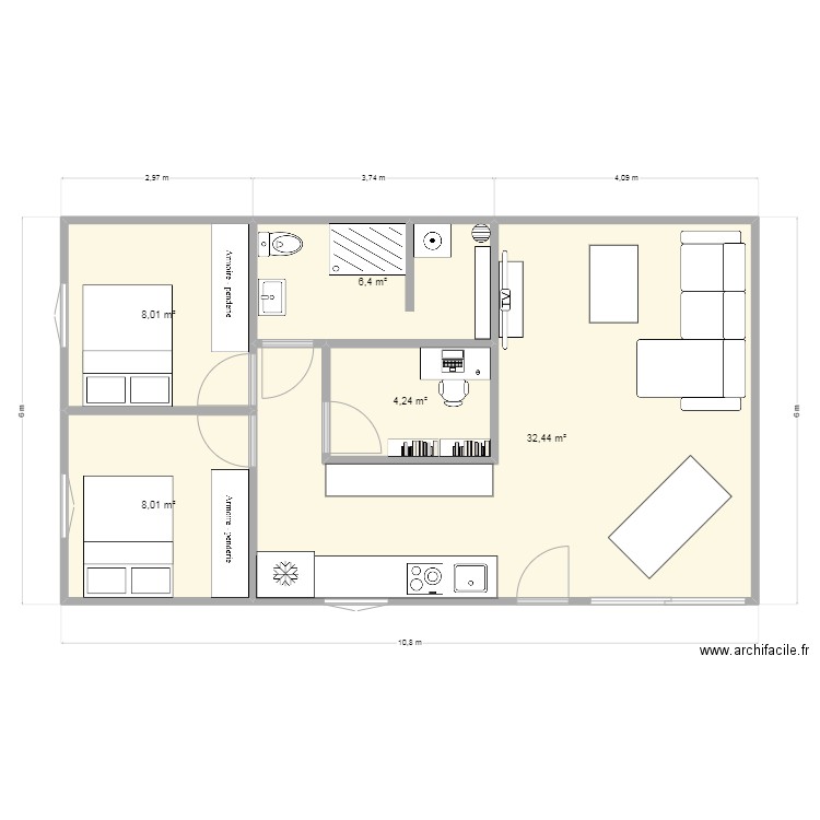 pour moi . Plan de 0 pièce et 0 m2